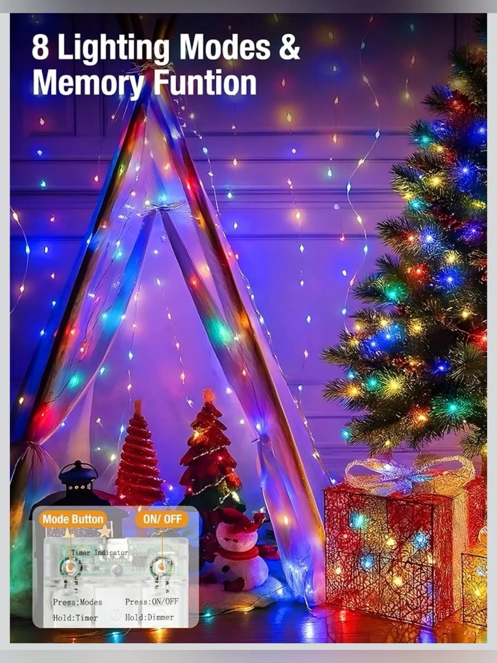 Multicolor Fairy String Lights - Home Party Supplies